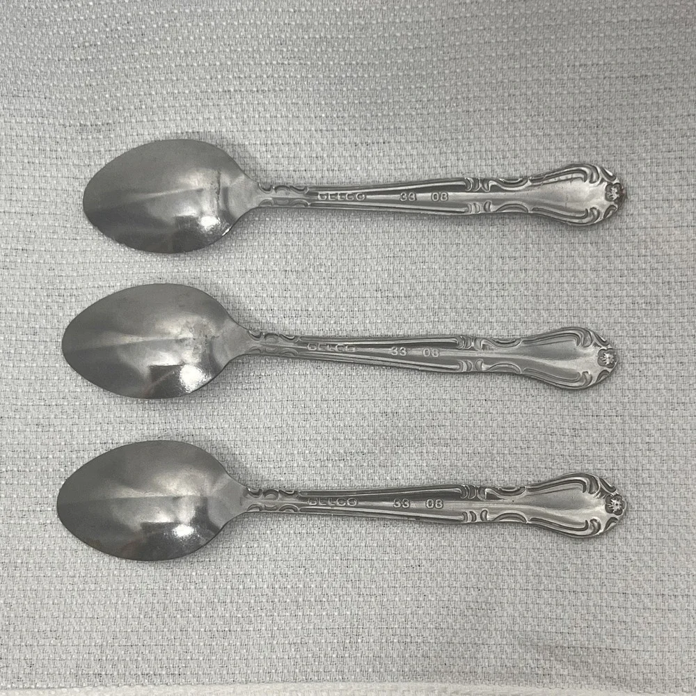 Delco Hospitality vintage Arbor Rose Teaspoons - set of 3